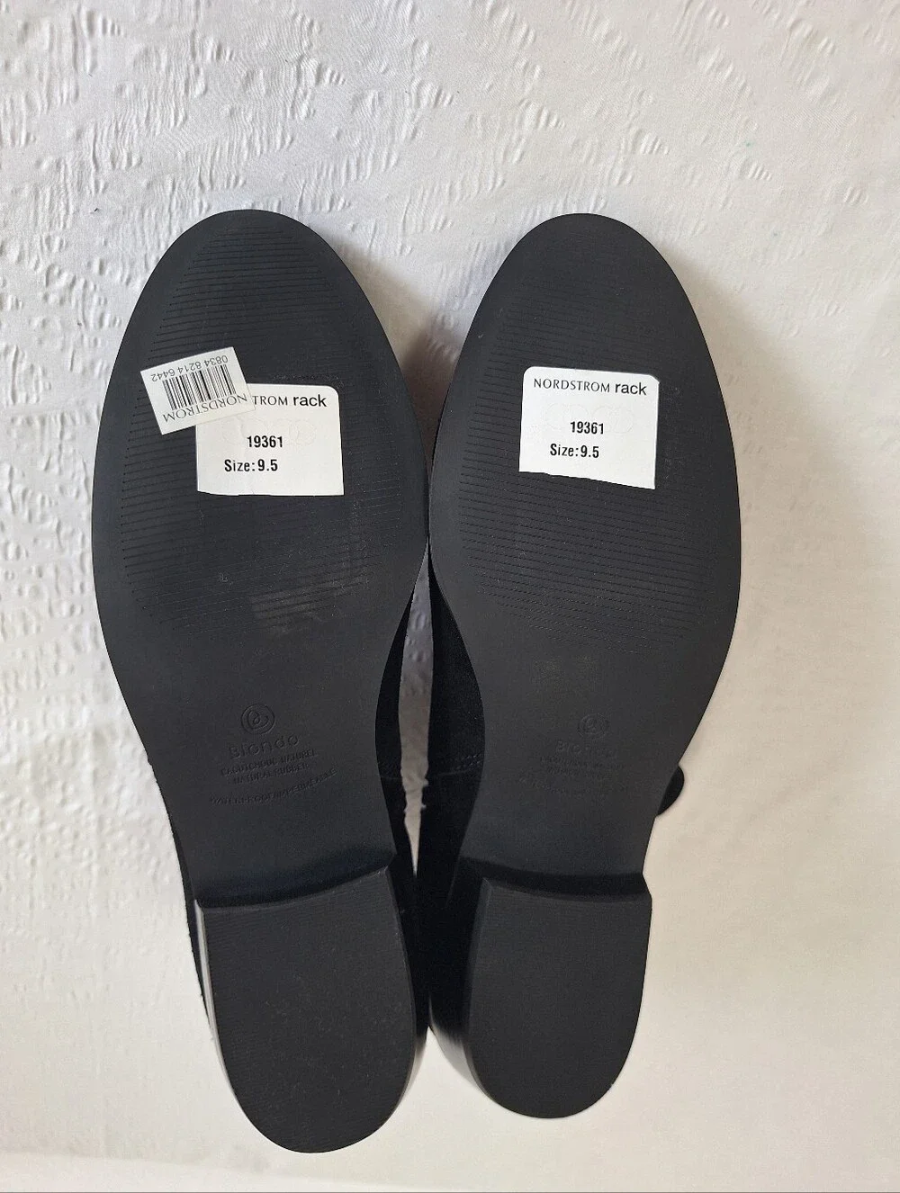 NWTO Blomdo Water Proof Nordstrom Black Suede Ankle Booties with Side Zip Detail